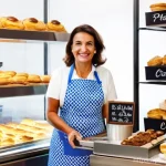 Home 13 로컬 디지털 경제에서의 경쟁력 강화 전략 - **Prompt:** A warm and inviting scene inside a traditional Portuguese pastelaria. A friendly, middle...